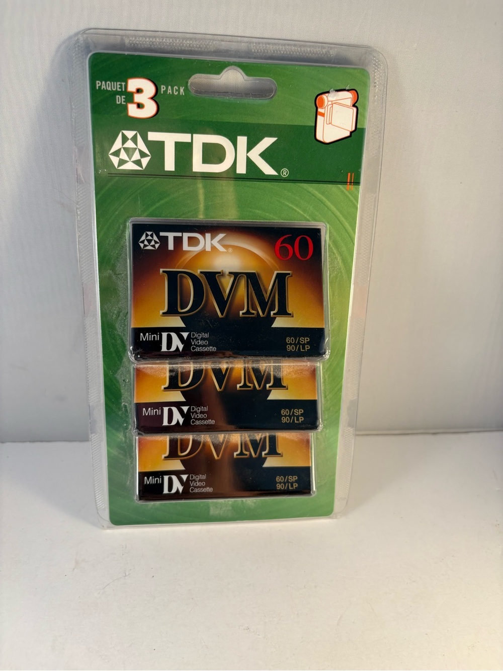 TDK DVM60 Mini DV Digital Video Cassette - SET OF 3- NEW / SEALED 2000
Brand new